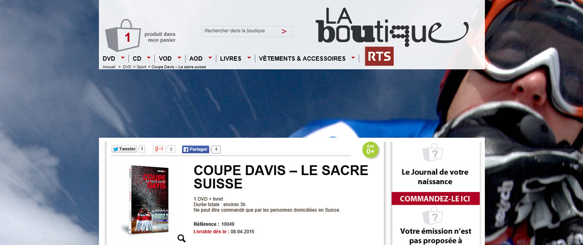 Boutique de la RTS